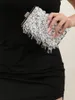 Evening Bags Women Clutch Bag Beaded Crystal Lady Wedding Purse Rhinones Handbags Banque For