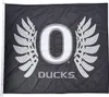 Oregon Ducks Wings Flag Black 3x5ft 150x90cm Printing 100d Polyester Indoor Decoration Outdoor Decoration avec laiton SHIPP202K237448