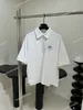 新しいTシャツショーツスーツ女性プラットに編まれたTシャツホワイト135721 14LXラグジュアリーレディーススウェットシャツトップ