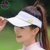 Visors Multicolor mg nowe kobiety golf kapelusze damskie słoneczne kapelusze kapeluszowe czapki tenisowe czapki y240417