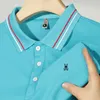 Zomer klassieke heren polo shirt zakelijk casual mode knap 240415