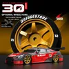 Diecast Model Cars 4WD 1 16 high-speed drift electric remote control car 2.4G Rc off-road racing toy handle PVC with LED light childrens gift J240417