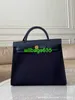 Vertrauenswürdige Luxus -Totes Ky Stoff Handtasche Damenbeutel Canvas Bag So Black31cm 39 cm wasserdichte Beschichtungsschicht Baumwoll -Leinenplatinbeutel haben Logo HBJ0AP