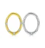 10pcs/lot Titanium Gems Seamless Hinged Segment Ring Clicker lage Nose/Lip/Ear Hoop Septum 16G Shine8783344