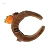 Clip per capelli Canunni per capelli Pun di Pun Festive Cartoon Capybara Heads Cohgece Party Fun per festival musicali