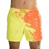 Couleur Changement de natation Shorts pour hommes Boys Bathing Costumes Discoloration Board Summer Beach Trunks 240409