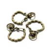 Ya88 Tornari percorsi 10pcs/lotto a guscio gatto guscio Dolfini Flowers Charms Star Moon Lobster Clasps Hook per gioielli a catena chiave fai -da -te che producono accessori D240417