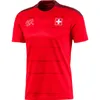 2024 Euro Cup Switzerland Soccer 23 Xherdan Shaqiri Jerseys 12 Yvon Mvogo 22 Fabian Schar 8 Remo Freuler 3 Silvan Widmer 19 Dan Ndoye Football Shirt Kits National Team