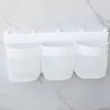 أكياس التخزين أحداث الحمام منظم 3 مقصورات حامل مع تصميم شبكة لحوض الاستحمام السريع كيس الأكياس الجافة تنظيم آمن