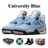2024 Top Jump Man 4 4s IV With Box Basketball Shoes Peach Sail Pink Thunder Military Blue Pure Money Men Women aaa+ Quality Jumpman Mens Trainers Sneakers