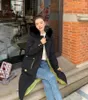 Dames down 2024 winter katoen met katoen gedetailleerde jassen lange dikke warme parka's Koreaanse stijl losse zware haarkraag uit het deler