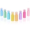 Opslagflessen 500 stks/perceel 10 ml 30 ml kleurrijke handfles lege plastic flip cap cosmetica verpakkingsbuis