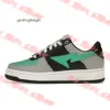 BAPESTASK8 Designer Sta Casual Shoes Sk8 Low Men Patent skórzany czarny biały ABC Camo Camoflage Drusakiem Sport 421