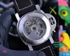 Designer Top Grade Wristwatch Fully Automatic Mechanical Watches with Small Dial Head Layer Cowhide Leather Strap Watch