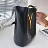 2 In 1 Suede Bucket Bag Designer Bags For Women Y Handbag Soft Sheep Shoulder Tote Bag Lady Fashion Brown Black Messenger With Purse 231206