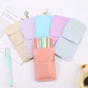 Supplies Double-Layer Doctors Nurses Accessories Leather Pencil Case Pocket Protector Pen Holder Leak-Proof Pouch