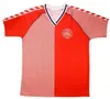 24-25 laudrup m.laudrup 86 87 Danimarka Retro Futbol Gömlek Eriksen Ev Kırmızı Uzak Beyaz 1986 1987 Hojbjerg 4xl