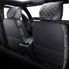 Seat Covers Full Set Hållbart vattentätt läder för pickup -passform för Nissan Frontier 2005to2024 Endast lämplig för de 3 sätena i den bakre raden