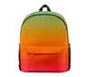 Backpack 2021 Neon Green Menwomen Harajuku Fashion 3D Hoodie Colorful Print Hip Hop Trend Bag8188012