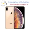 Original entsperrte iPhone XS Max Handy 4 GB RAM 64 GB 256 GB ROM 6,5 Zoll Super Retina OLED MOBILEPHONE AUSFAHRE FACE ID