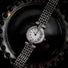 ساعة معصم الذهب المجوهرات العتيقة 2024 Women's Watch Movement Quartz Movement Vintage Luxury Luxury inlaid Diamond Romamon Roman Style Noble