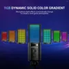 Microphones Fduce M160-RGB Microphone de jeu USB avec couleur dynamique RVB Appuyez sur le bouton MUTE CHEAUX JACK MOT Trépied pour PC PS5 / 4