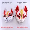 Arrival LED Luminous Cosplay Anime Mask Neon Light Up Fox Mask Halloween Party Mask Carnival Party Led Mask 240417