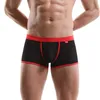 Underpants Mesh Breathable Underwear Men's Sexy Comfort Pants Boxer Calzoncillos 2024 Cueca Masculina