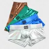 Underpants Männer Boxer -Briefs Herren Taille Glossige weiche atmungsaktive Boxer mit u konvexem Beutel Schlank