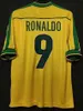 Brasil Retro Soccer Maglie Ronaldo 1957 85 88 91 93 94 98 00 02 04 06 12 Ronaldinho Kaka R. Carlos Camisa de Futebol Brasile camicia da calcio Rivaldo classico Vintage Jersey Jersey