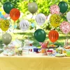 Party Decoration 12inch Jungle Forest Theme Latex Balloons Safari Tiger Giraffe Animal Printed Globos For Baby Shower Kids Birthday Decors