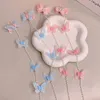 Hair Accessories Cloth Butterfly Tassel Clip Cute Colorful Children Barrette Ornaments Pearl Hanfu Hairpin Kids Gift