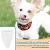 Abbigliamento per cani 30 pezzi Sublimation Blank Bandana Bandana Trasferimento trasferimento lavabile per la sciarpa brongletico per cani cuccioli di cuccioli gatti cuccioli