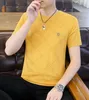 B0606 Designer T-shirt Zomer Korte mouw Slim Fit Luxury T-shirt Brand Witte mannen T-shirt T-shirt Menskleding