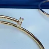 Top quality design men and women for bracelet online sale Gold Card Home Nail Bracelet 925 Sterling Silver 18k True Diamond Light Luxurywith original bracelet