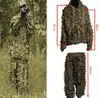 Set di giacche tattiche abiti mimetizzaggio camuffio per la giungla set 3d ghillie per la caccia al birdwatching drop dropeach otljr