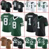 8 Aaron Rodgers Ahmad Sauce Gardner voetbaljersey Breece Hall Garrett Wilson Quinnen Williams Quincy Joe Klecko Allen Lazard CJ Mosley Jermaine Johnson II