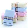 Bath Towel Absorbent Adult Bath Towels Solid Color Soft Face Hand Shower Towel for Bathroom Washcloth 35x75cm