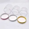 Storage Bottles 12Pcs 200/250g Plastic Cosmetic Jar Wholesale Travel Refillable Cream Container Box With Aluminum Lids For Body Butter