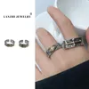 Cluster Rings MODOMA Vintage Antique 925 Sterling Silver Cross For Women Fashion Hip Hop Y2k Accessories Minimalist Jewelry