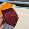 2024 Novos homens laços de moda gravata de seda 100% galheta de grifo jacquard clássico tecido artesanal de gravata para homens casuais e gravatas de negócios com caixa original vs1