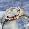 Designer Watch Luxury Automatic Mechanical Watches Femelle 26231or Original Diamond-Fradded 18K Rose Gold Material 37 mm Mouvement de mouvement L84Y