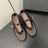 sandales de créateur Femmes talon Gaoding Niche ala Mesh Backle Ballet Chaussures chaussures plates pour femmes creusées