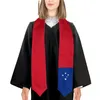 Scarves Samoa Flag Graduation Stole Shawl Sash Honor For Study Aboard International Students