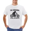 Heren Polos Motorfiets De originele sociale distanties-grappige cadeau-ideeën minnaar t-shirt anime gewone t-shirts