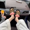 Home Oran Paris Chypress Slippers Same Familys Second Slippers Female Outwear Genuine Leather 2024 Summer New Thick L