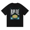 camiseta masculina camisa de designer rhude mens