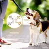 Köpek yakaları 4 PCS PET KEYCHAIN ​​DIY ÇANK Aksesuarları Yüksek dekoratif yaka kedi çinko alaşım kolye fob