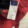 24SS Printemps / été de la veste en jean dégradé masculin avec des lettres brodées pour le pantalon pour femmes, jeans pour couples, créateur de vestes de mode 3159 S-XL
