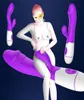 Sex Toy Massager G Spot Dildo Realistiska dubbla vibratorer för kvinnor klitoris vagina sexiga produkter leksaker vuxna 18 xxx intim varor9400086